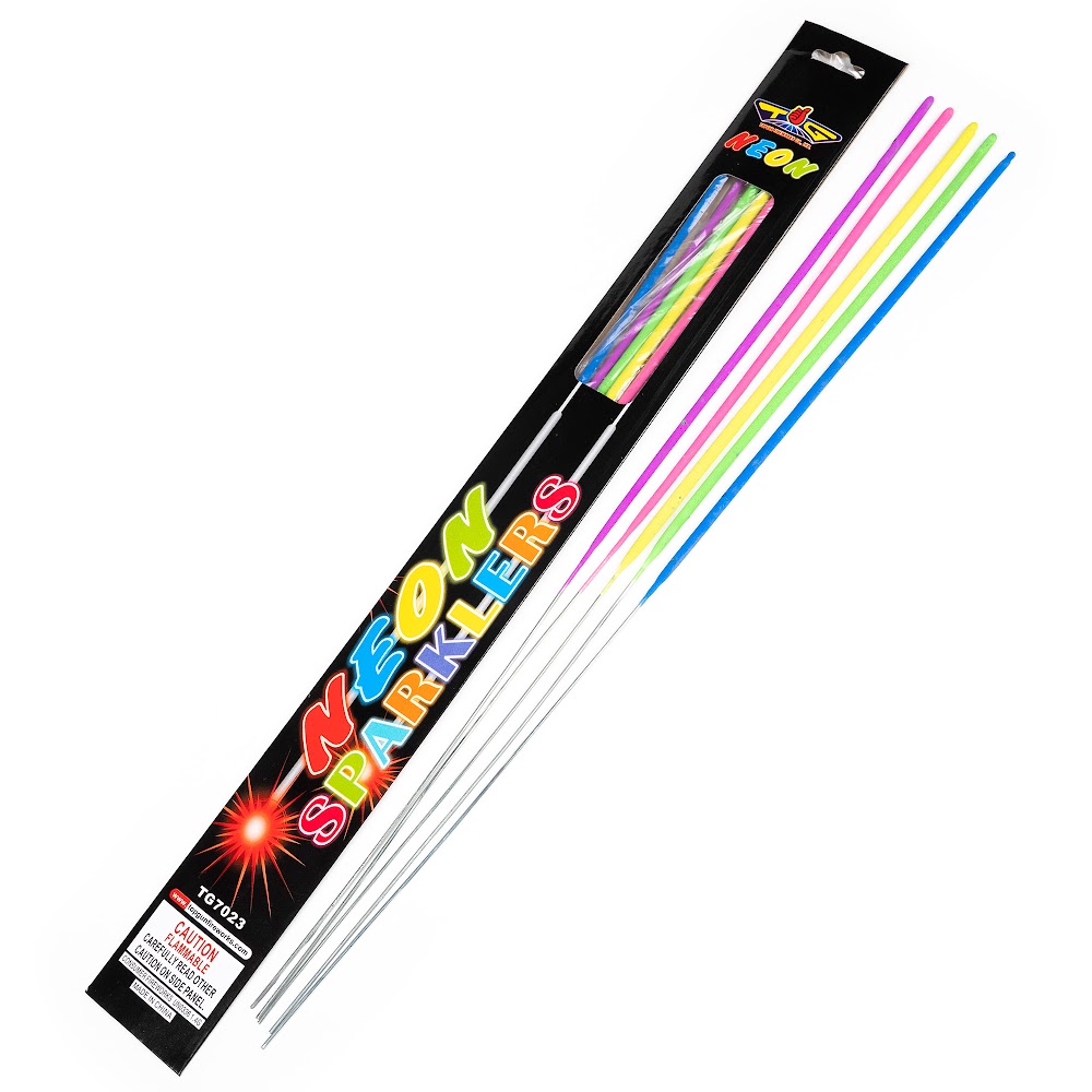 18 Neon Sparklers