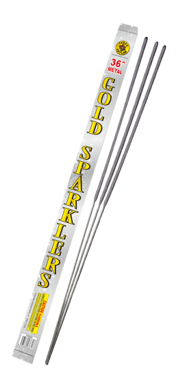 36" Gold Sparklers